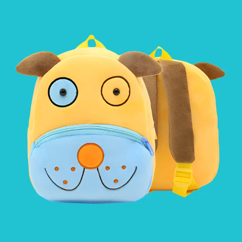 Variety of Animal Plush Backpacks for Kids – Adorable Soft Cartoon Bags for School, Travel & Daycare, Lightweight and Perfect for Toddlers