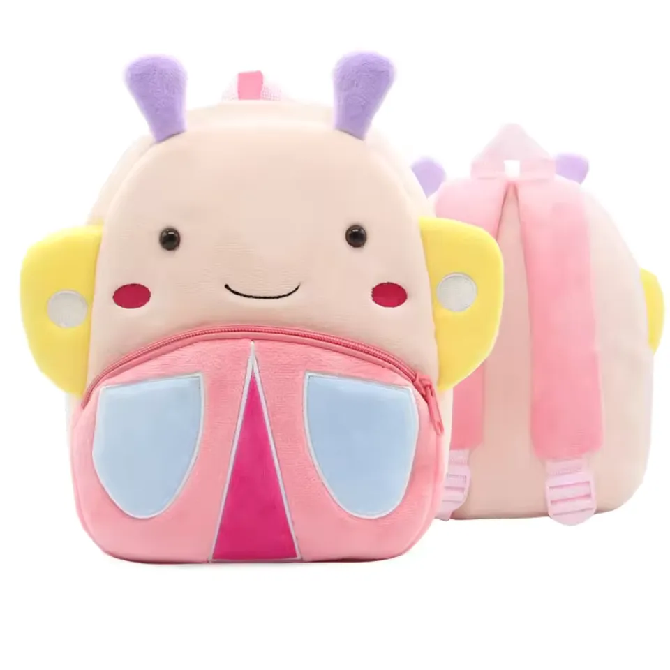 Variety of Animal Plush Backpacks for Kids – Adorable Soft Cartoon Bags for School, Travel & Daycare, Lightweight and Perfect for Toddlers