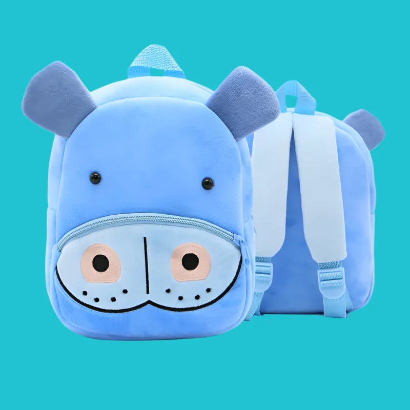 Variety of Animal Plush Backpacks for Kids – Adorable Soft Cartoon Bags for School, Travel & Daycare, Lightweight and Perfect for Toddlers
