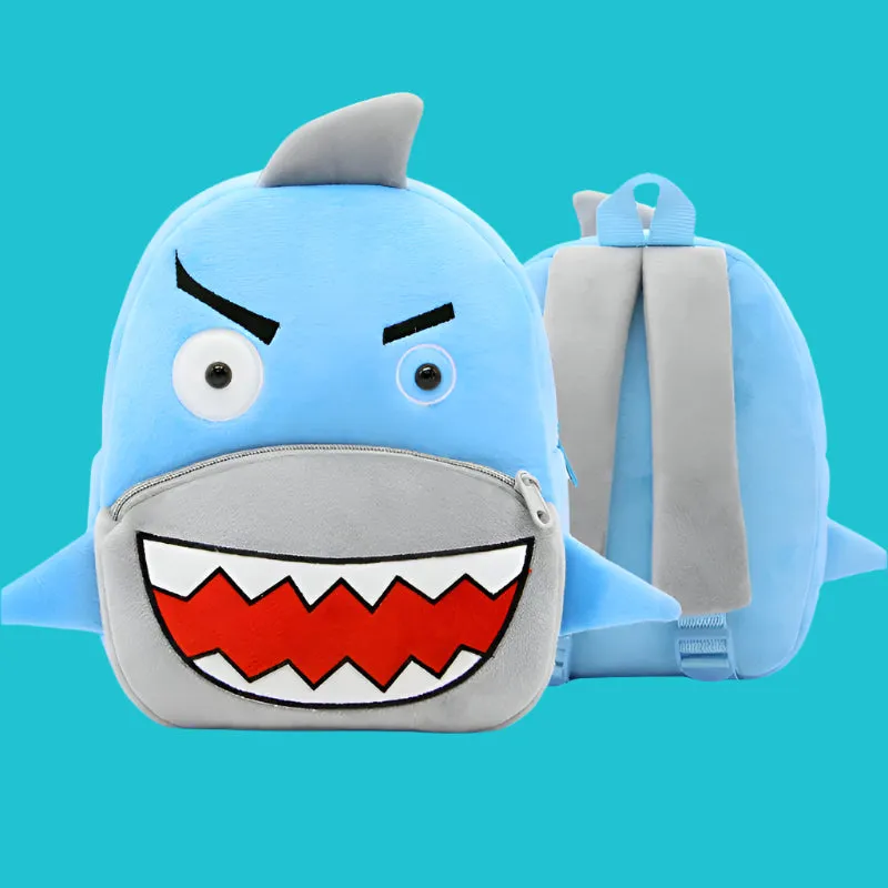 Variety of Animal Plush Backpacks for Kids – Adorable Soft Cartoon Bags for School, Travel & Daycare, Lightweight and Perfect for Toddlers