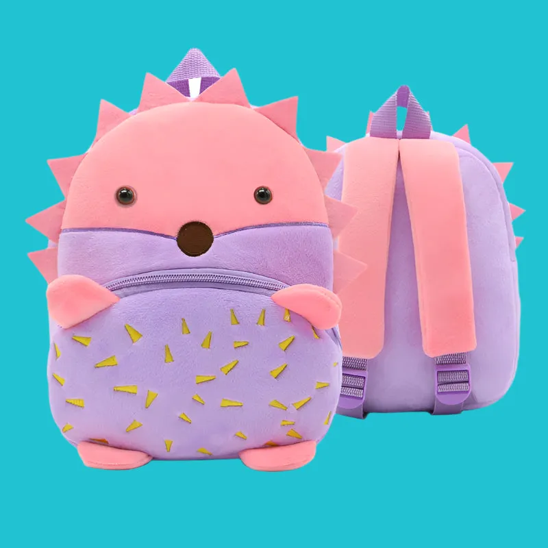 Variety of Animal Plush Backpacks for Kids – Adorable Soft Cartoon Bags for School, Travel & Daycare, Lightweight and Perfect for Toddlers