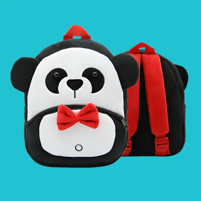 Variety of Animal Plush Backpacks for Kids – Adorable Soft Cartoon Bags for School, Travel & Daycare, Lightweight and Perfect for Toddlers