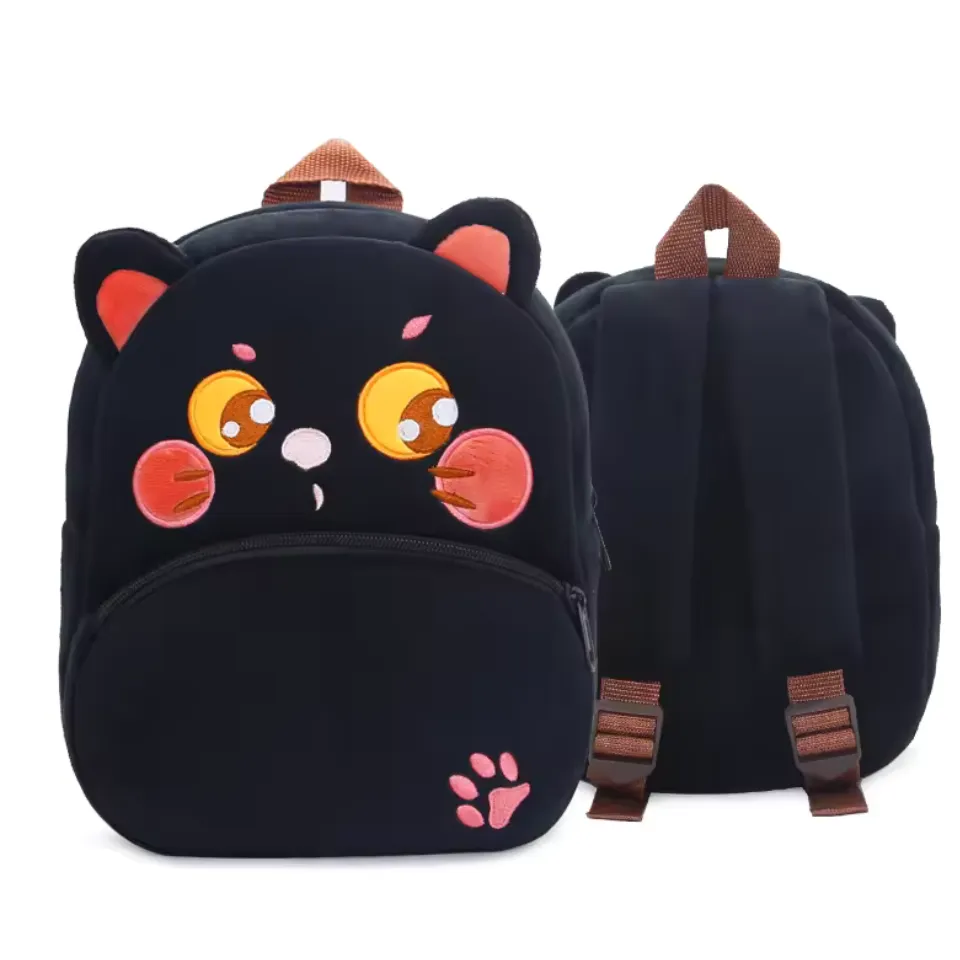 Variety of Animal Plush Backpacks for Kids – Adorable Soft Cartoon Bags for School, Travel & Daycare, Lightweight and Perfect for Toddlers