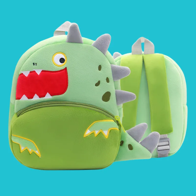 Variety of Animal Plush Backpacks for Kids – Adorable Soft Cartoon Bags for School, Travel & Daycare, Lightweight and Perfect for Toddlers