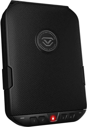 VAULTEK LifePod 2.0 Secure Waterproof Travel Case Rugged Electronic Lock Box Travel Organizer Portable Handgun Case with Backlit Keypad (Covert Black)