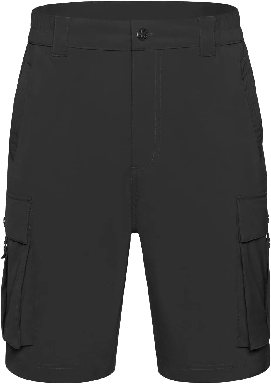 VAYAGER Men's Stretch Cargo Shorts Quick Dry Lightweight Shorts for Hiking Golf Travel Outdoor Casual