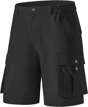 VAYAGER Men's Stretch Cargo Shorts Quick Dry Lightweight Shorts for Hiking Golf Travel Outdoor Casual