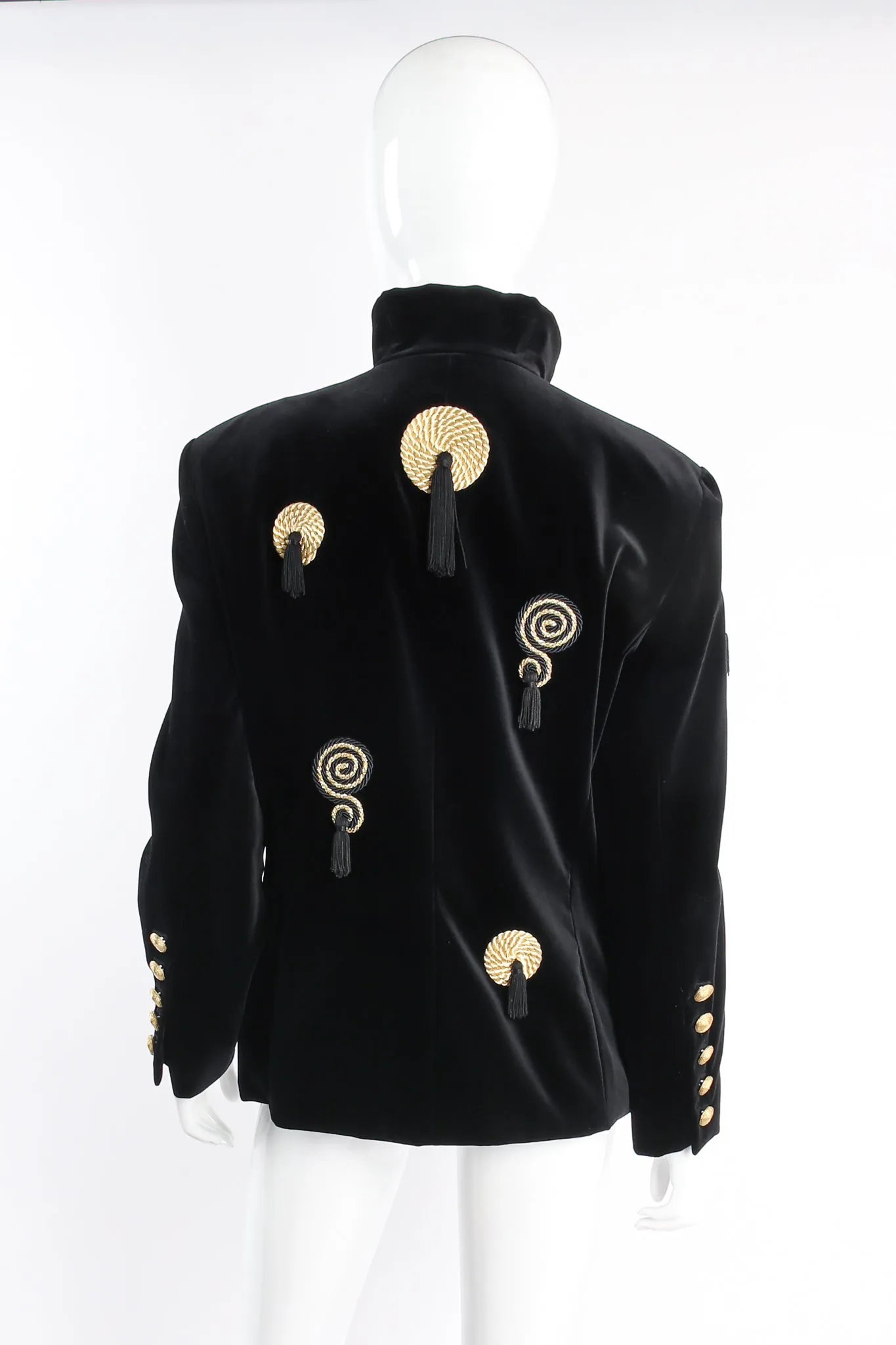 Velvet Braid Tassel Jacket