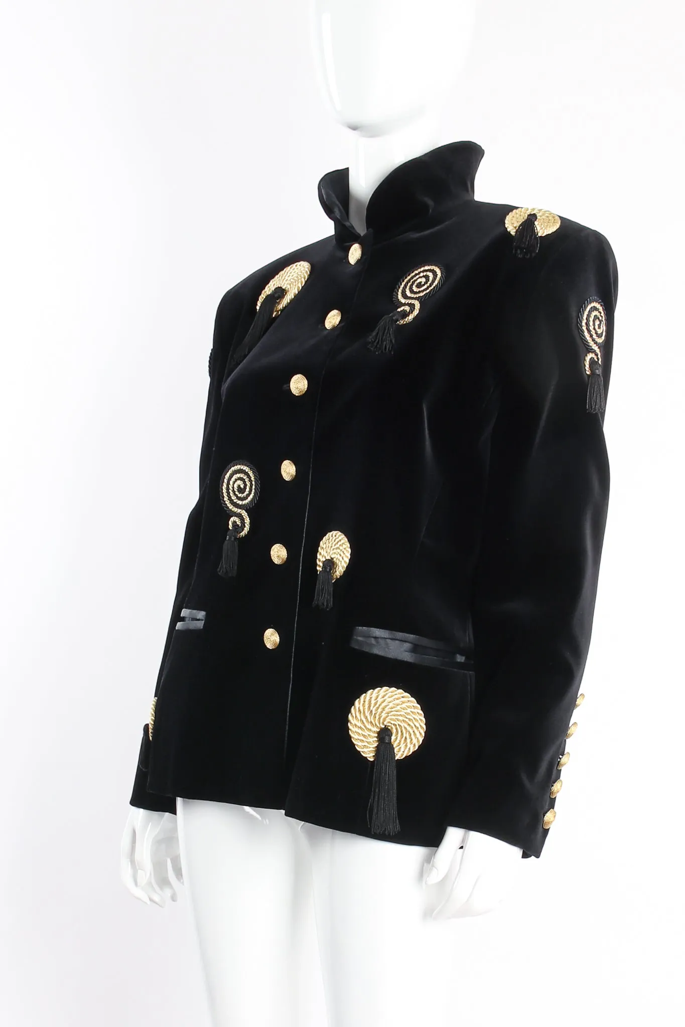 Velvet Braid Tassel Jacket