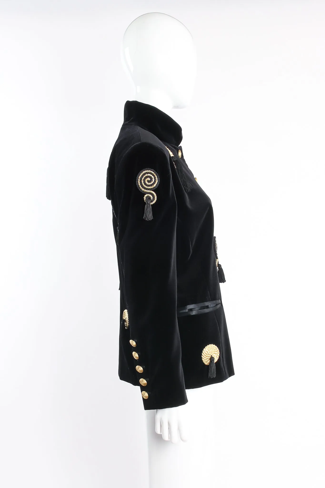 Velvet Braid Tassel Jacket