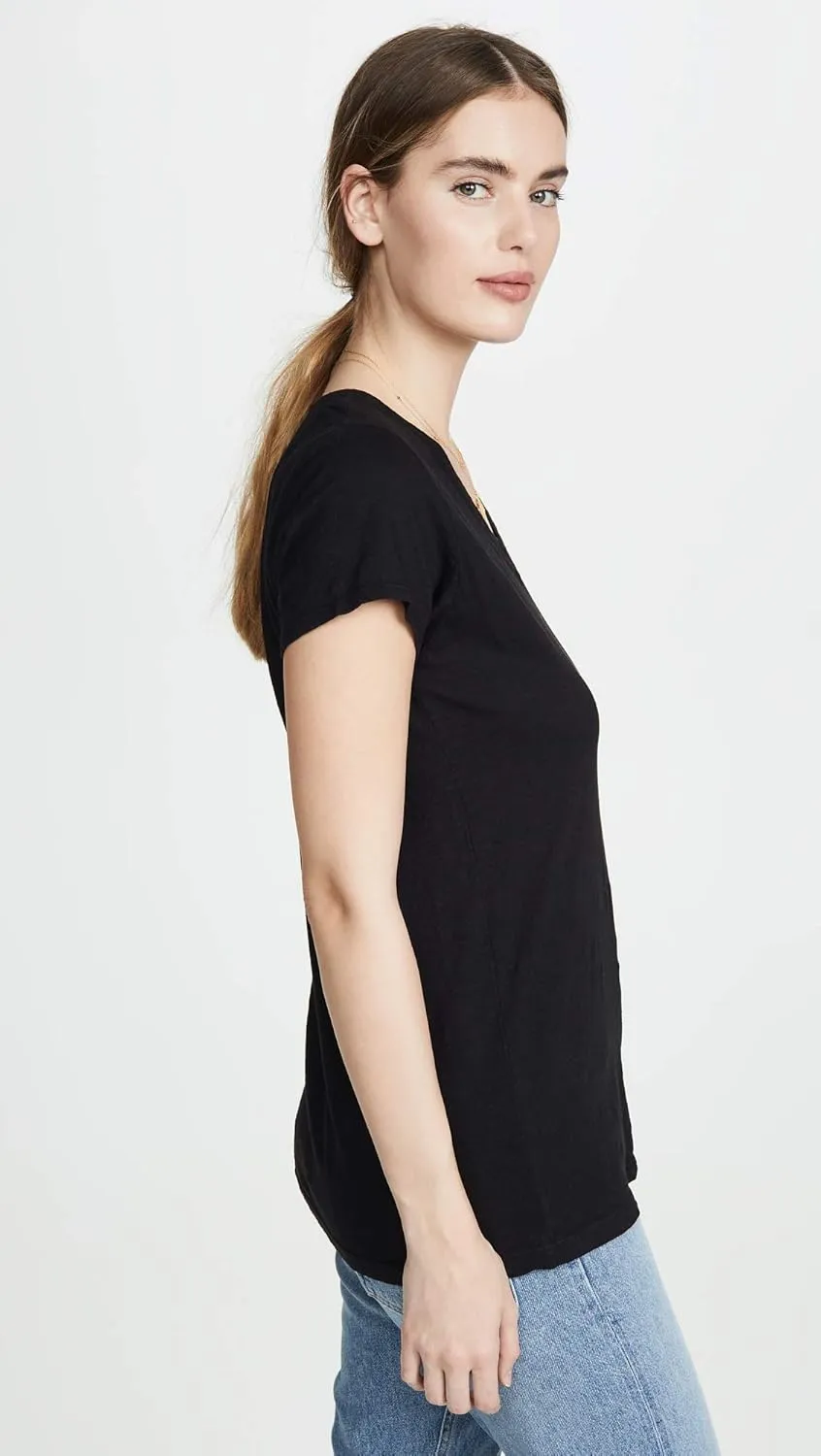 Velvet by Graham & Spencer Women's Jilian V Neck Tee