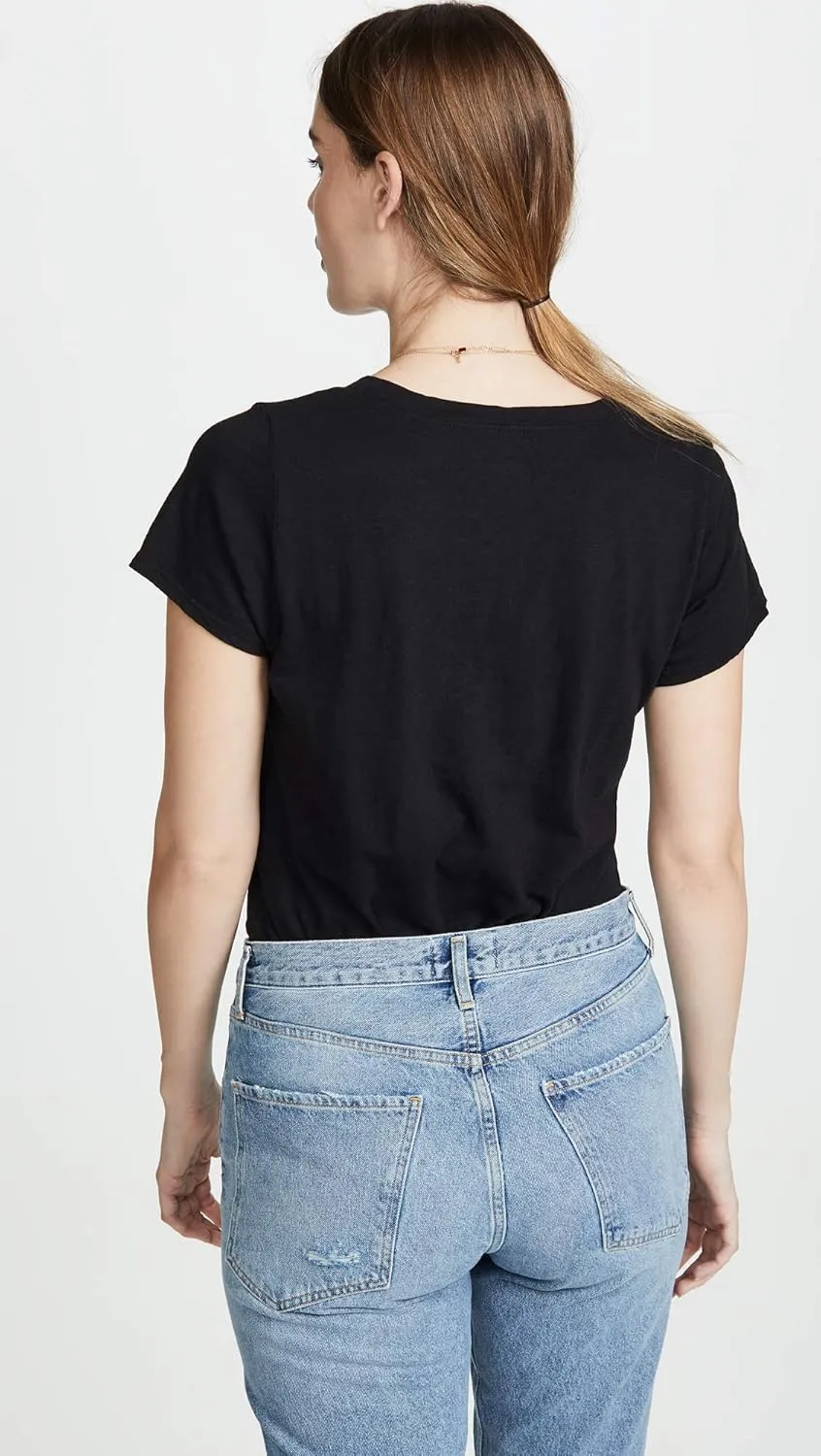 Velvet by Graham & Spencer Women's Jilian V Neck Tee