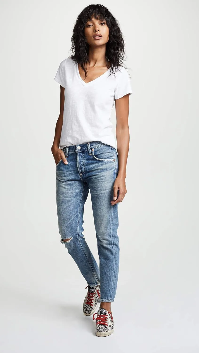 Velvet by Graham & Spencer Women's Jilian V Neck Tee