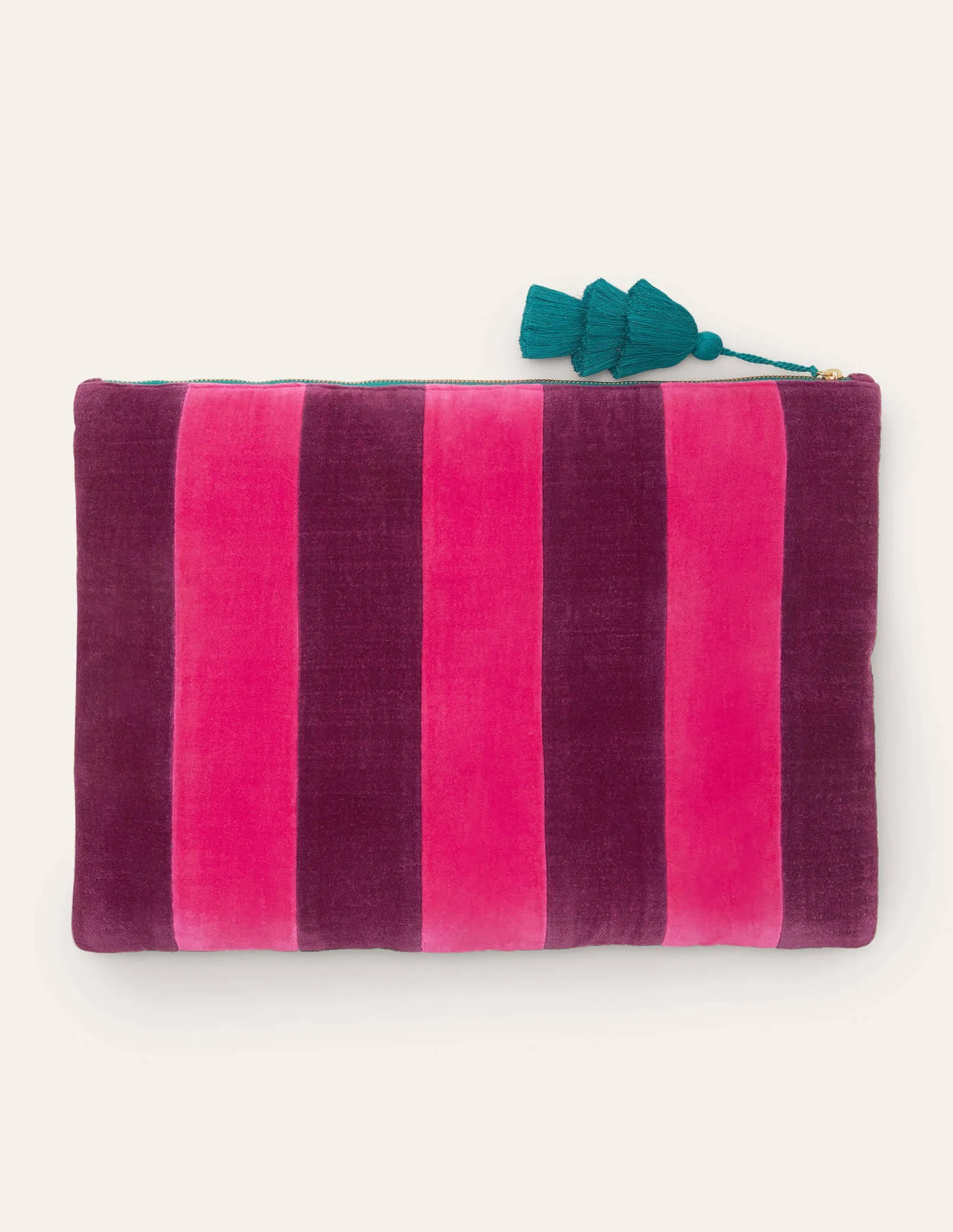 Velvet Laptop Pouch-Festival Pink/Wine