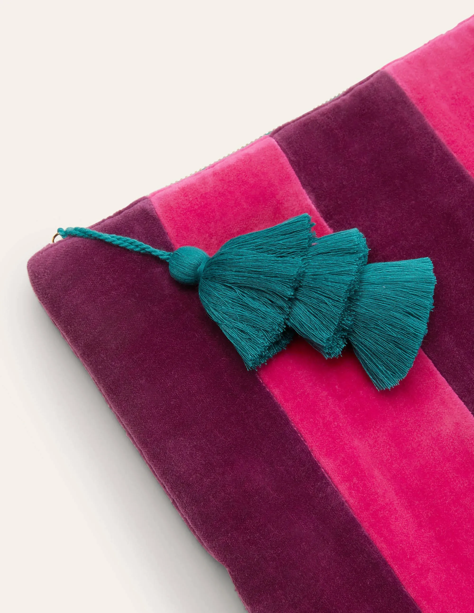Velvet Laptop Pouch-Festival Pink/Wine