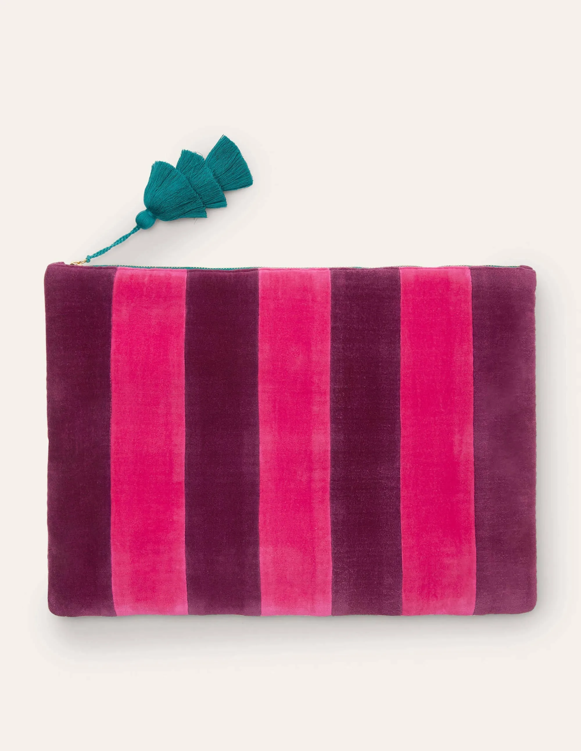 Velvet Laptop Pouch-Festival Pink/Wine