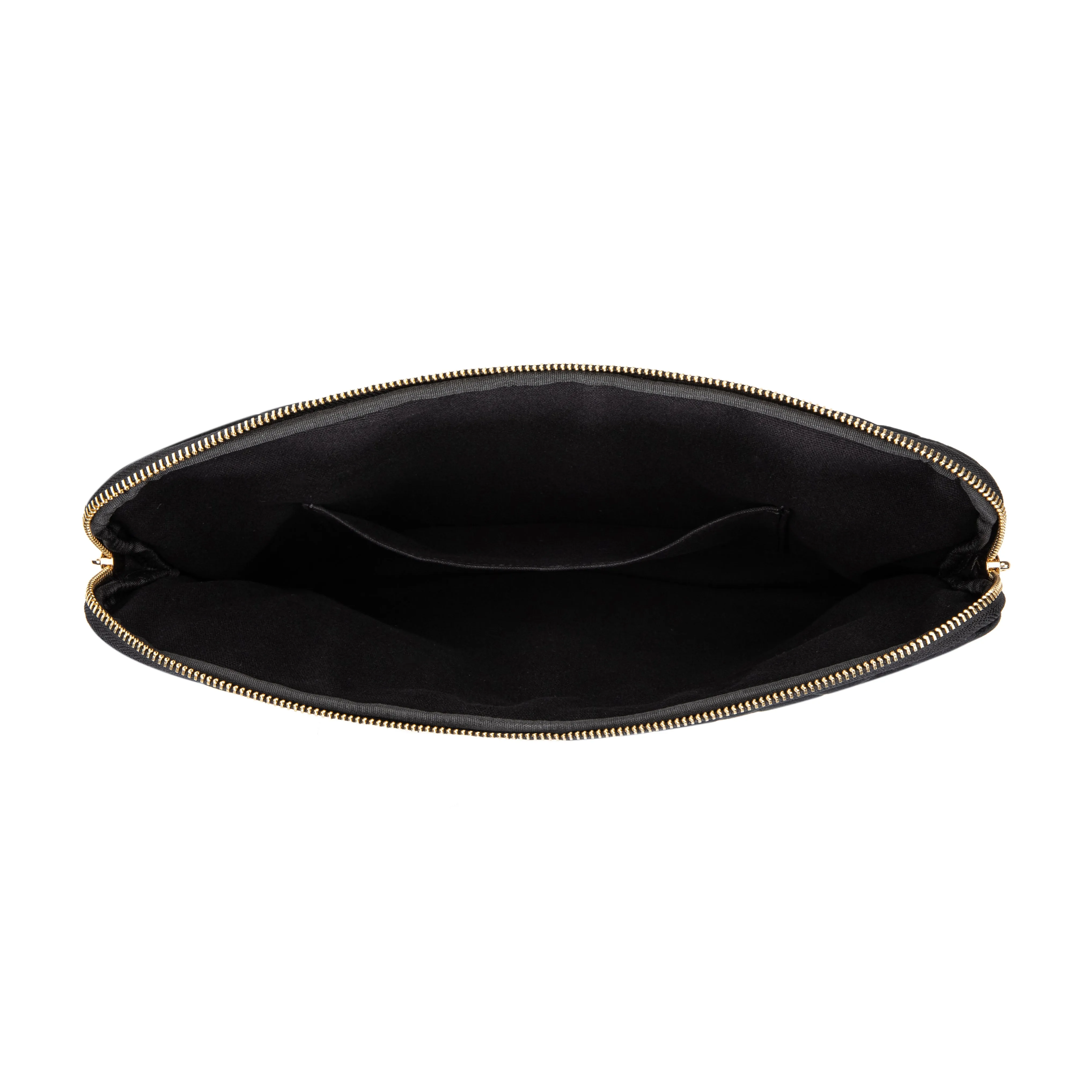 VELVET QUILTED MAC COVER BLACK