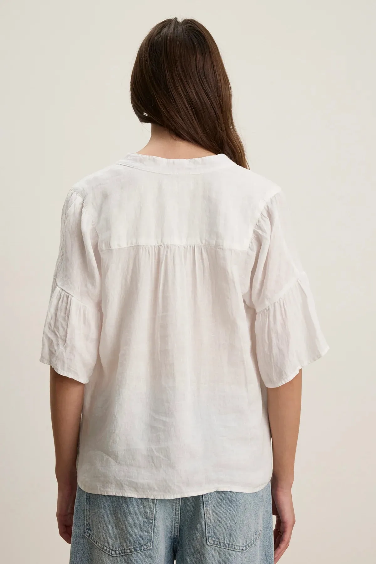 Velvet - Raye - Woven Linen Top