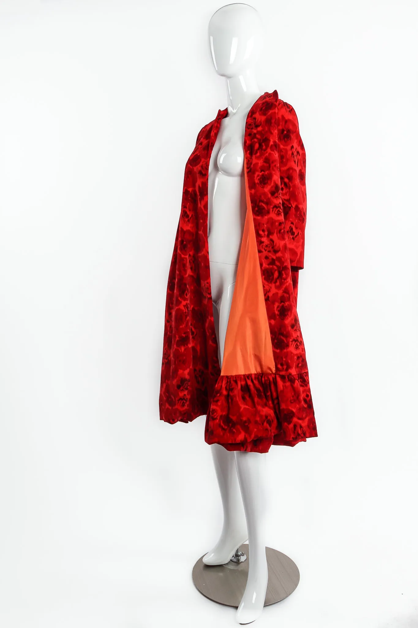 Velvet Rose Swing Coat
