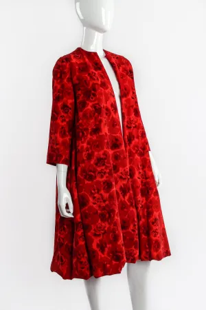 Velvet Rose Swing Coat