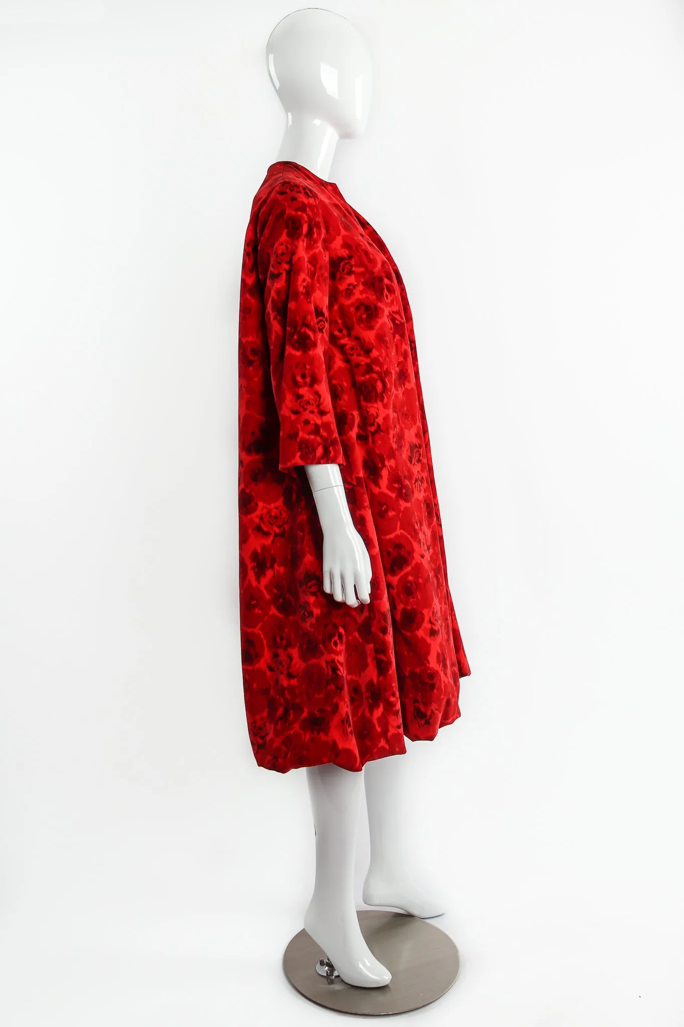 Velvet Rose Swing Coat