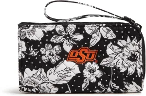 Vera Bradley Women's Cotton Collegiate Front Zip Wristlet with RFID Protection (Multiple Teams Available)