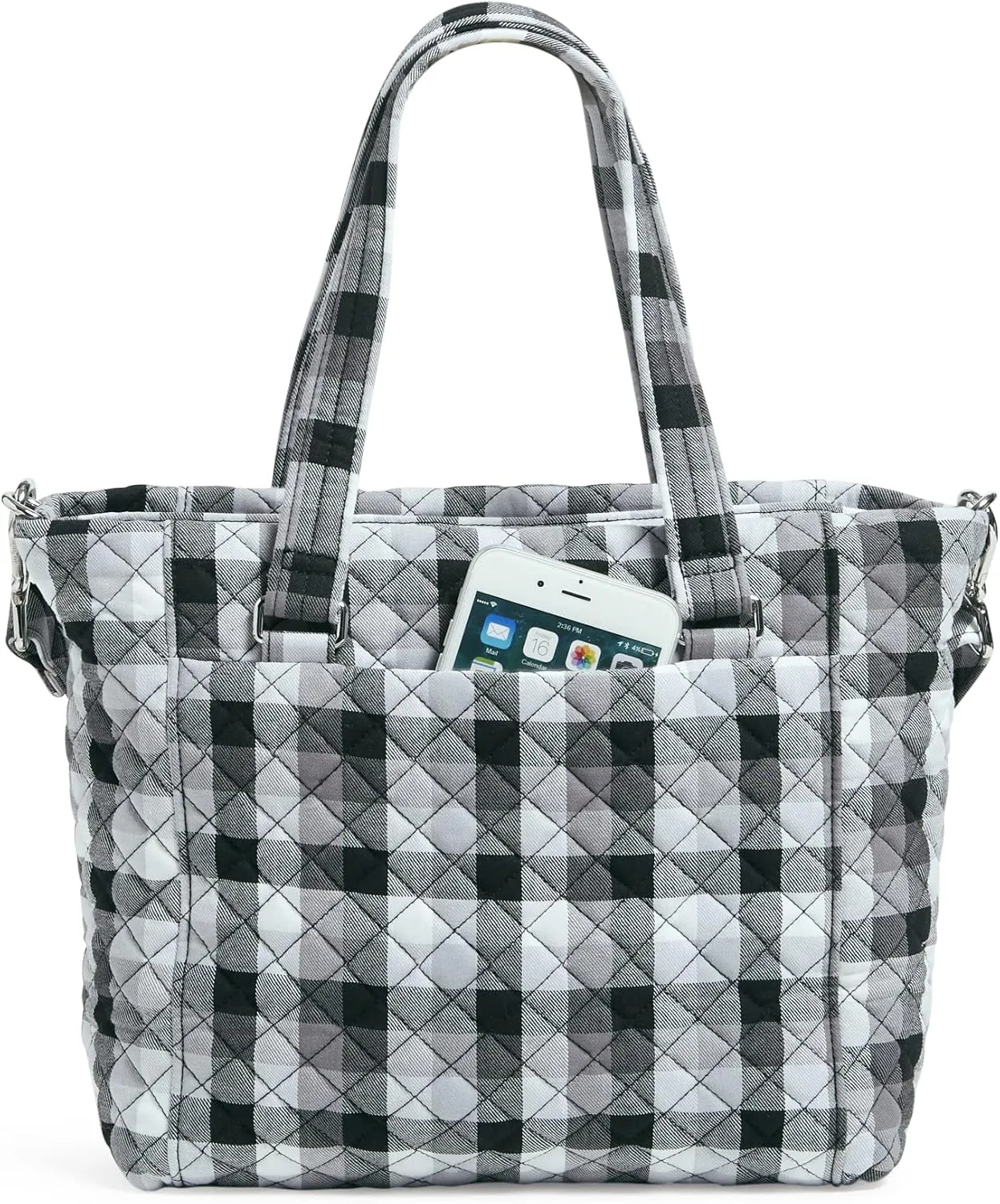 Vera Bradley Women's Cotton Multi-strap Shoulder Satchel Purse