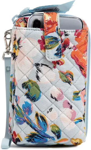 Vera Bradley Women's Cotton Smartphone Wristlet with RFID Protection