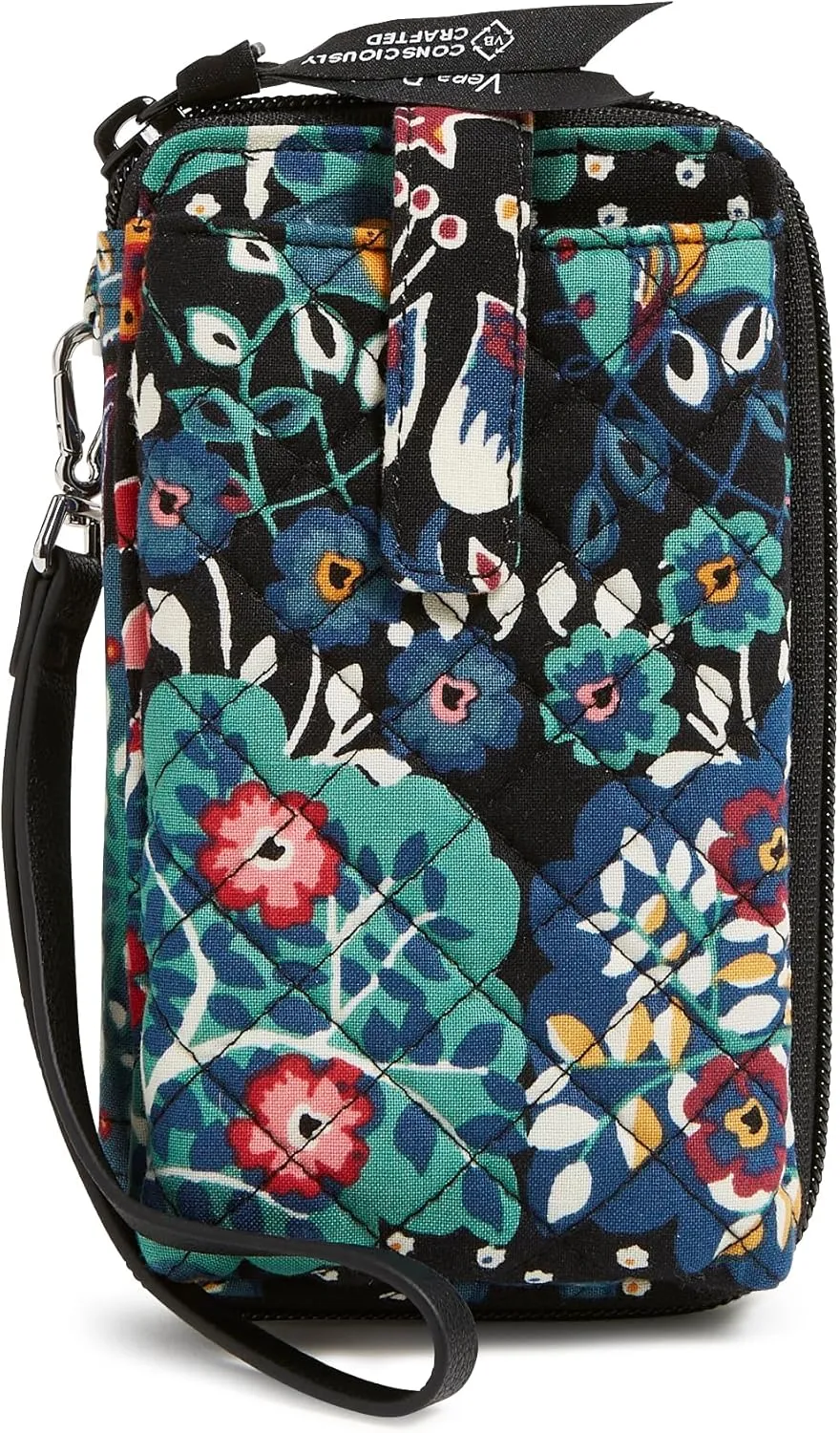 Vera Bradley Women's Cotton Smartphone Wristlet with RFID Protection