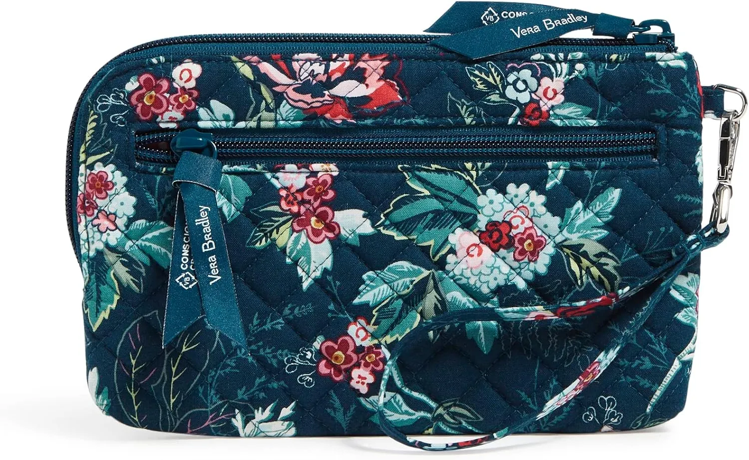 Vera Bradley Women's Cotton Wristlet with RFID Protection