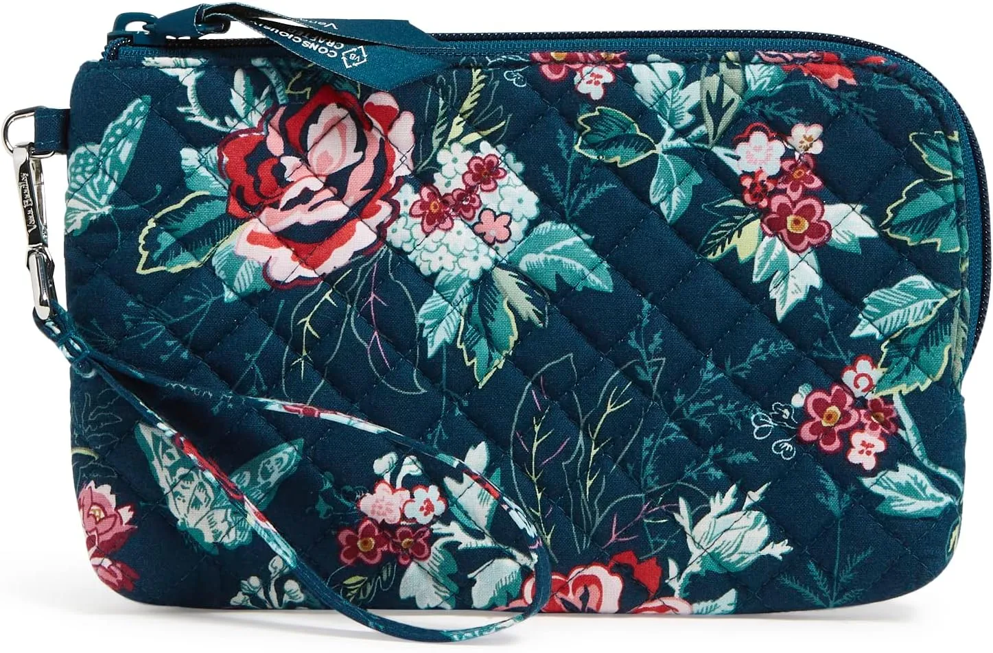 Vera Bradley Women's Cotton Wristlet with RFID Protection