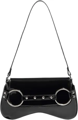 Verdusa Women's Retro Flap Shoulder Bag PU Leather Top Handle Underarm Bag Purse