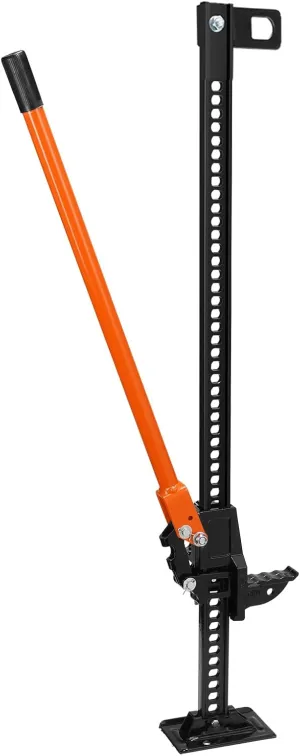 VEVOR Farm Jack,48" Utility High Lift Farm Jack, 7000 lbs Capacity Ratcheting Off Road Utility Jack, Heavy-Duty Farm Jack for Tractor, Truck, SUV, Bumper Lift, Orange