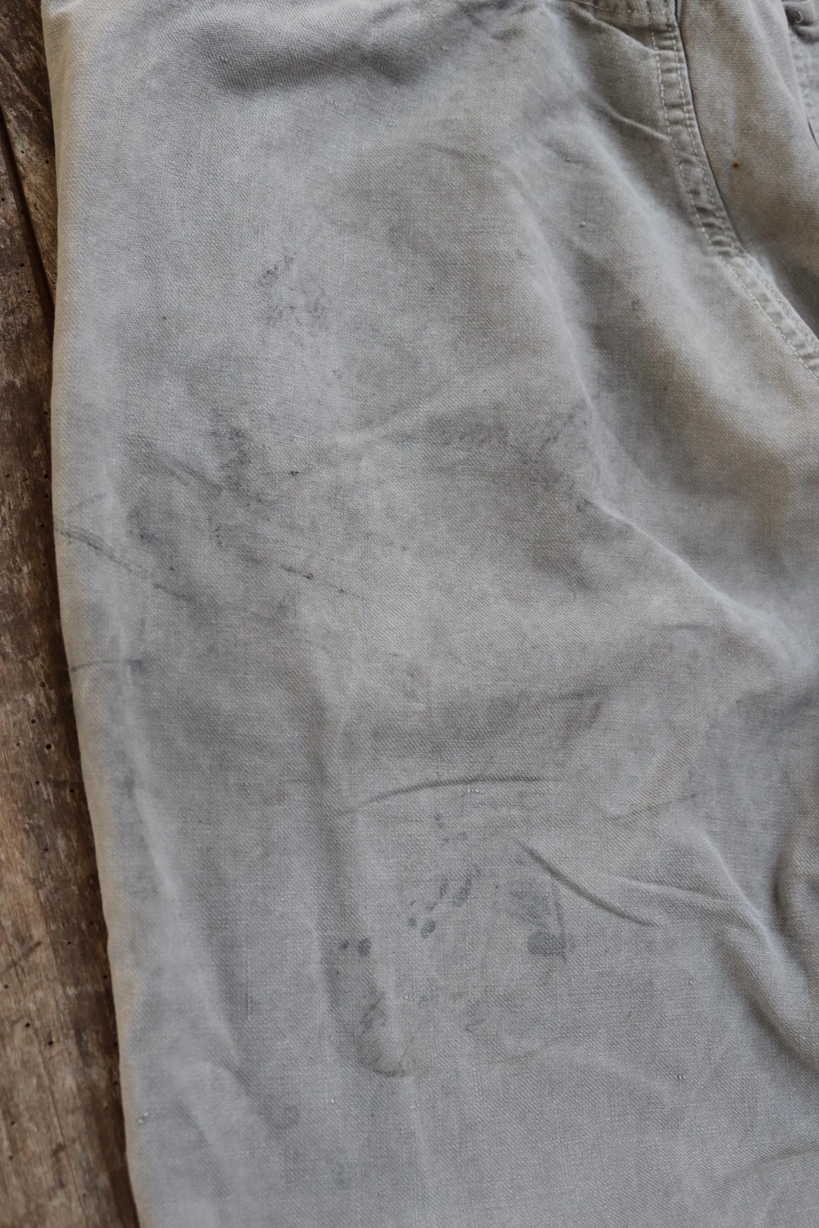 Vintage 1940s 1950s Swedish workwear trousers - military utility pants - buckle back - 36” x 31”
