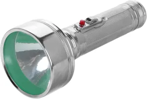 Vintage Metal Flashlight for Rural Home Battery Operated Old Style Iron Retro Decor Night Photo Prop