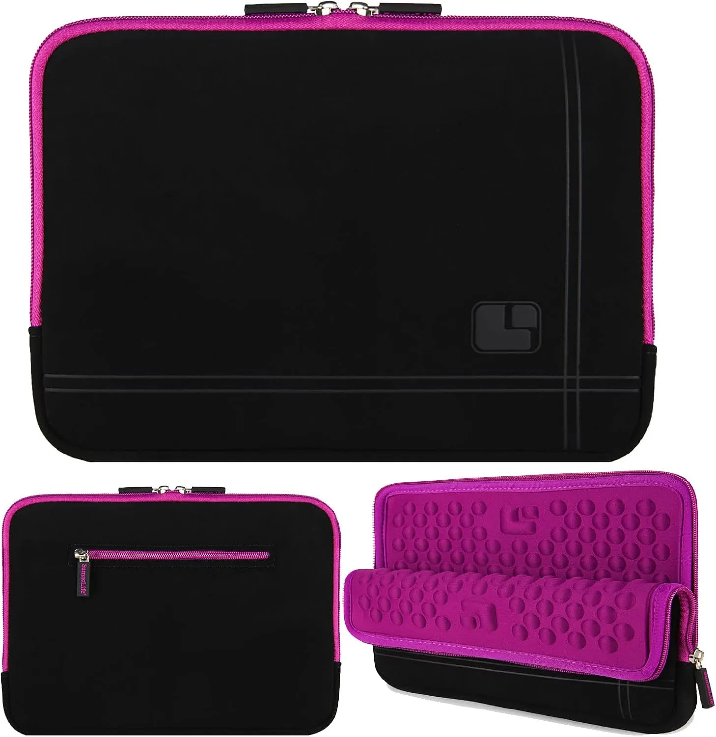 Water Resistant Bubble Paded Laptop Tablet Sleeve Case Bag Compatible with 15 inch Thinkpad X1 Extreme, Thinkpad P1, Thinkpad T15, Yoga, XPS 15