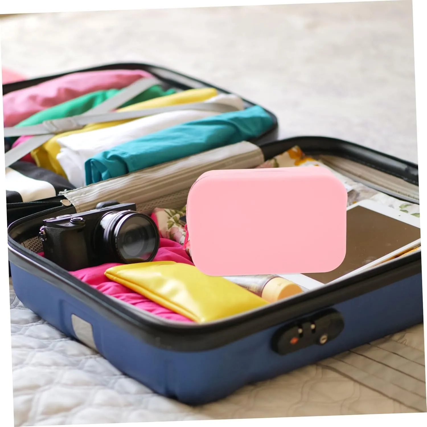 Waterproof Toiletry Bag Large Capacity Silicone Makeup Pouch Mini Travel Makeup Bag Brush Organizer