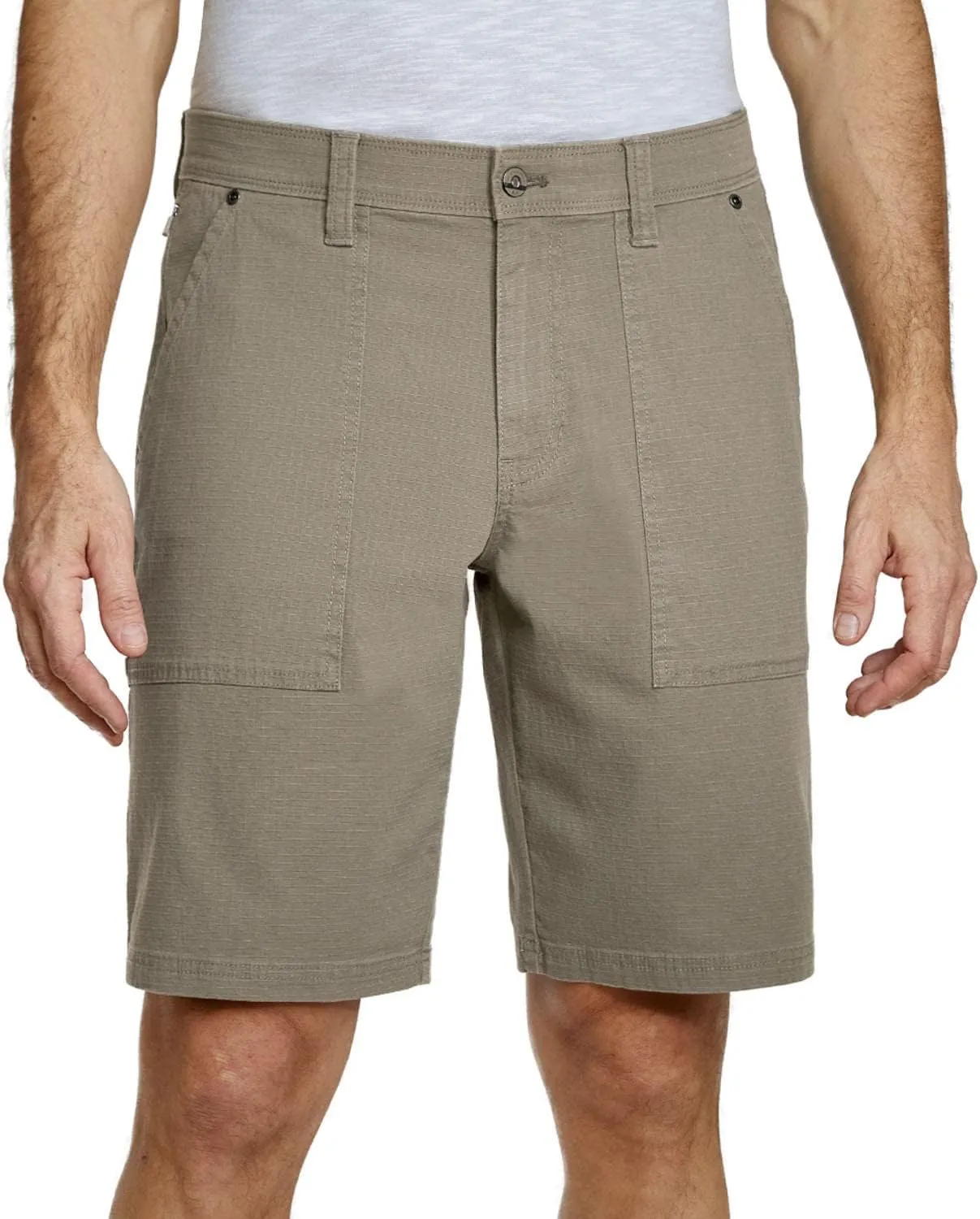 Weatherproof Mens Trail Short|Utility Shorts for Men| Deep Pocket with 10 Inch Inseam
