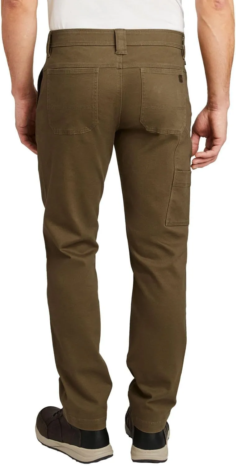 Weatherproof WP Men's 5 Pocket Utility Cargo Pants, Tactical Work Pants for Men, Relaxed Fit Cotton Hiking Pants