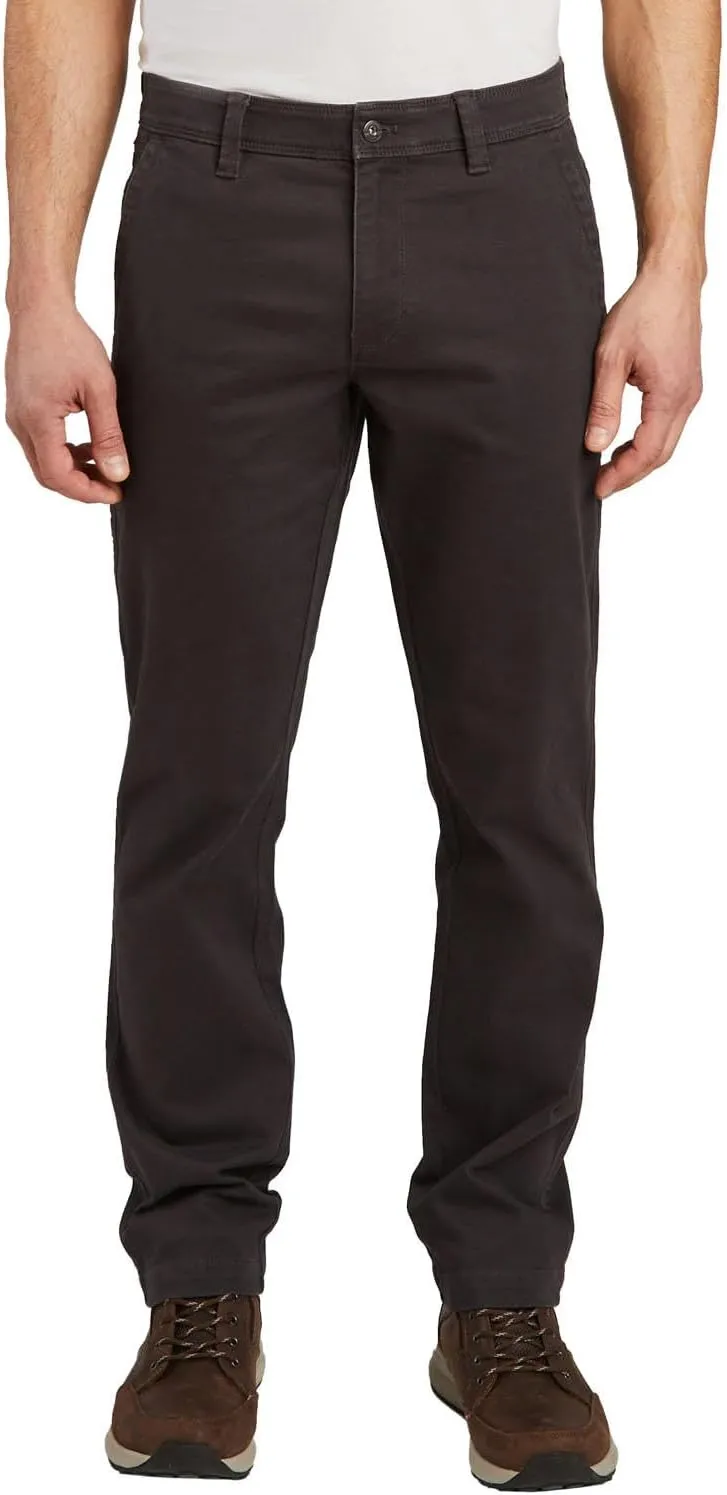 Weatherproof WP Men's 5 Pocket Utility Cargo Pants, Tactical Work Pants for Men, Relaxed Fit Cotton Hiking Pants