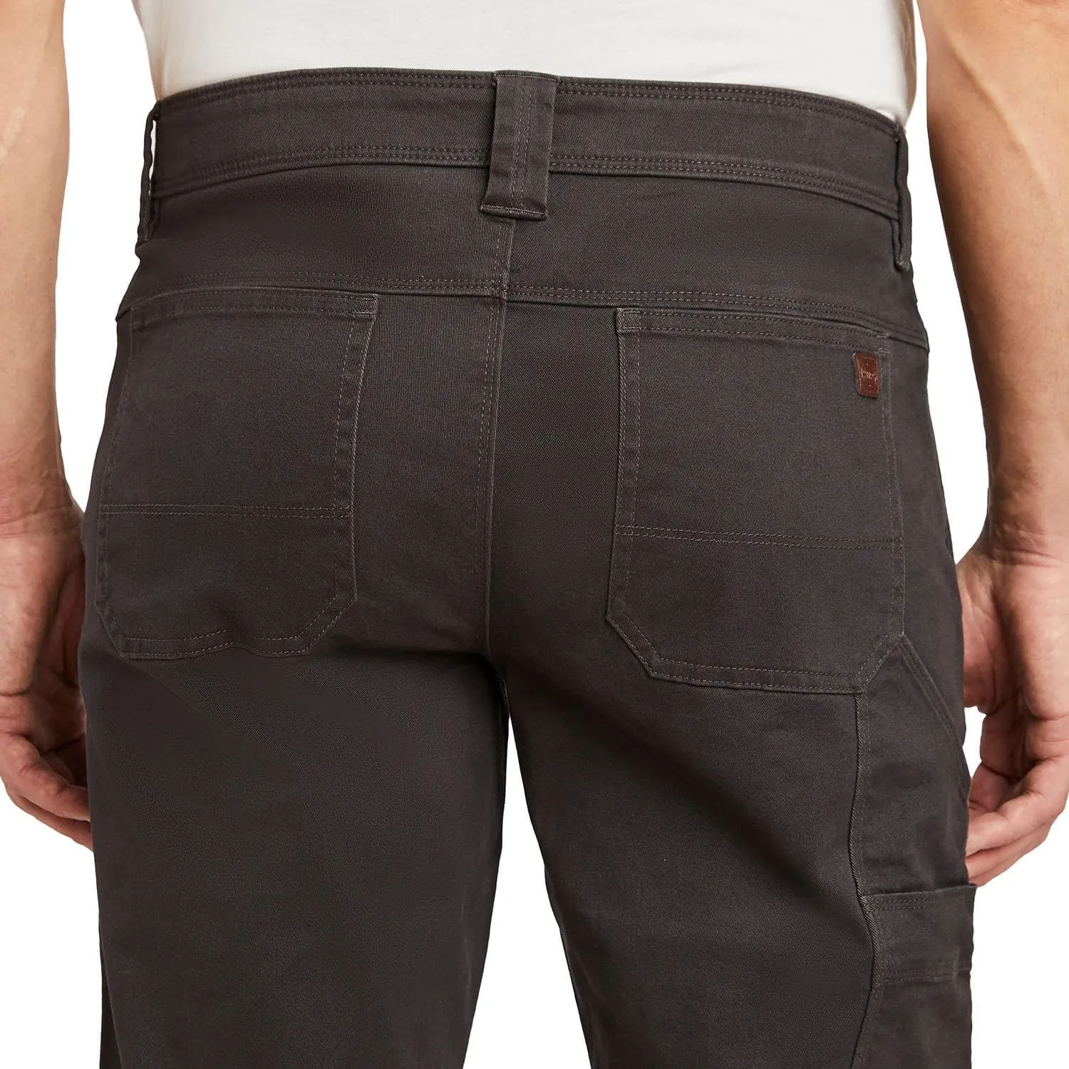 Weatherproof WP Men's 5 Pocket Utility Cargo Pants, Tactical Work Pants for Men, Relaxed Fit Cotton Hiking Pants