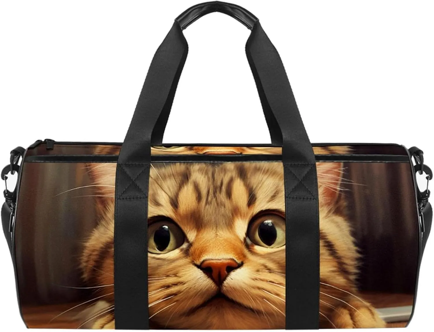 Weekender Travel Bag,Small Gym Bag,Chair Cat,Gym Duffle Bag