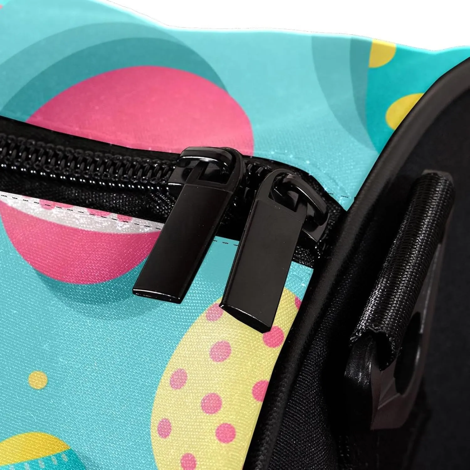 Weekender Travel Bag,Small Gym Bag,Colored Print Egg Easter,Gym Duffle Bag