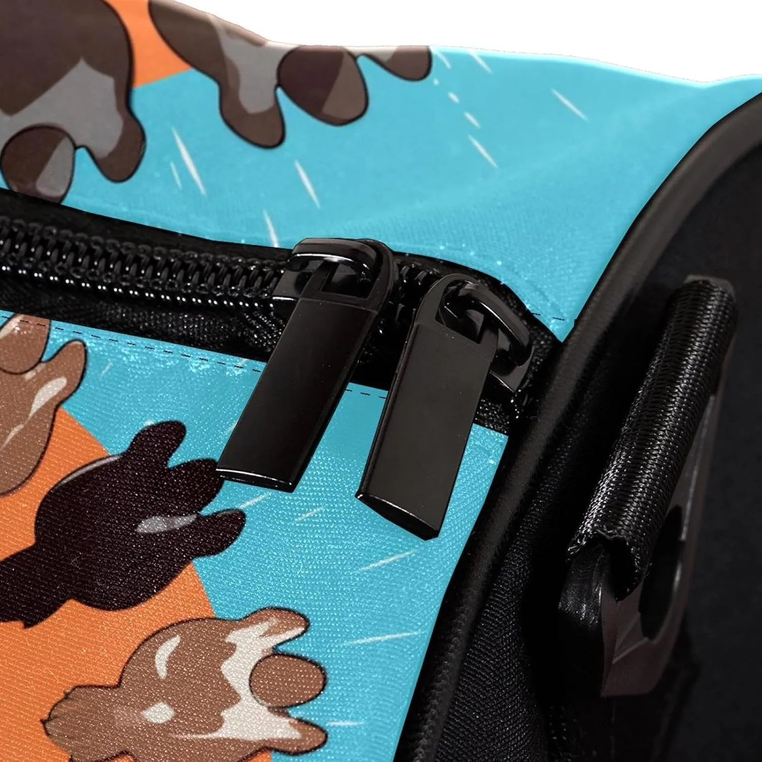 Weekender Travel Bag,Small Gym Bag,Colorful Cats Paw,Gym Duffle Bag