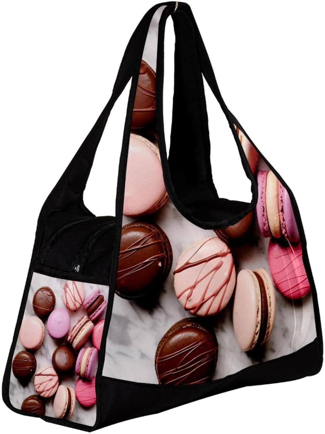 Weekender Travel Bag,Small Gym Bag,Dessert Cake and Marble,Gym Duffle Bag