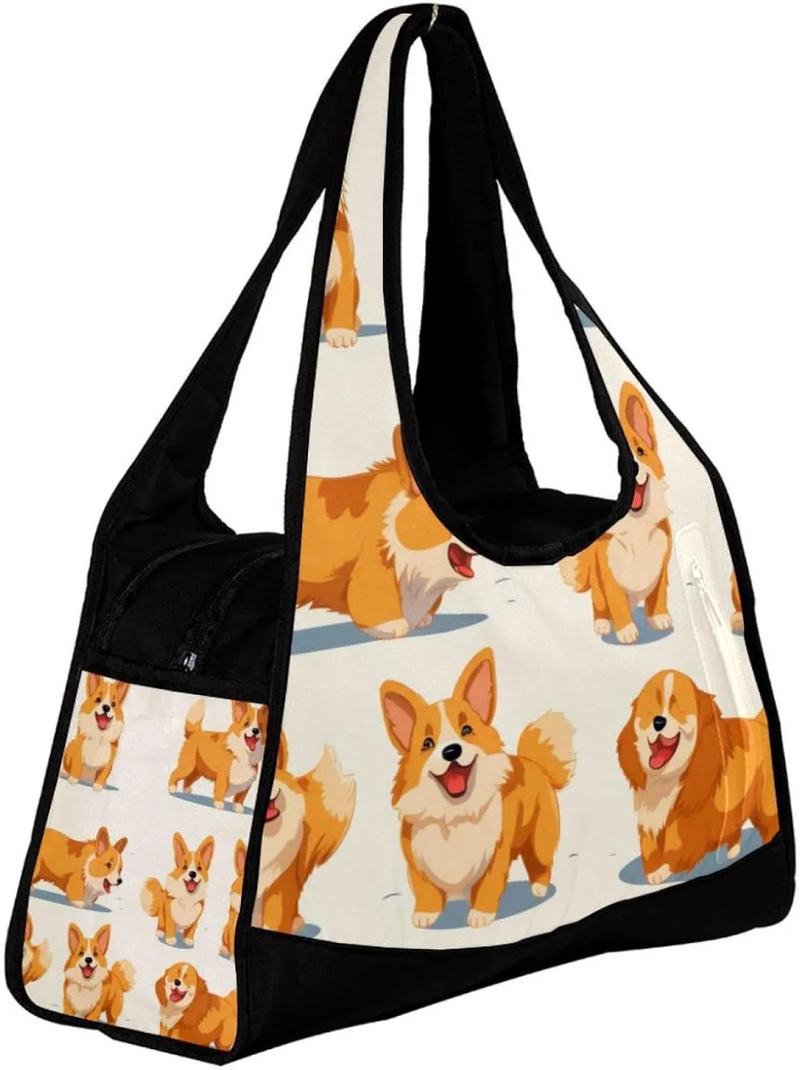 Weekender Travel Bag,Small Gym Bag,Dogs Animals,Gym Duffle Bag