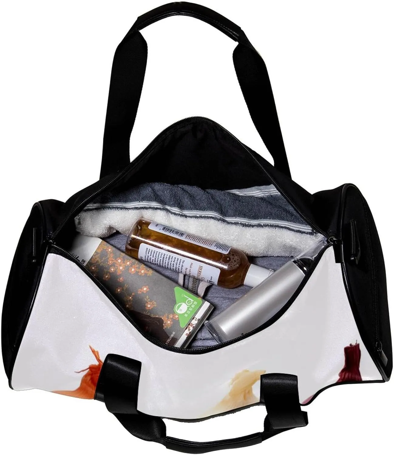 Weekender Travel Bag,Small Gym Bag,Vegetables Onion and Garlic,Gym Duffle Bag