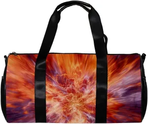 Weekender Travel Bag,Small Gym Bag,Visual Sun Sunlight,Gym Duffle Bag