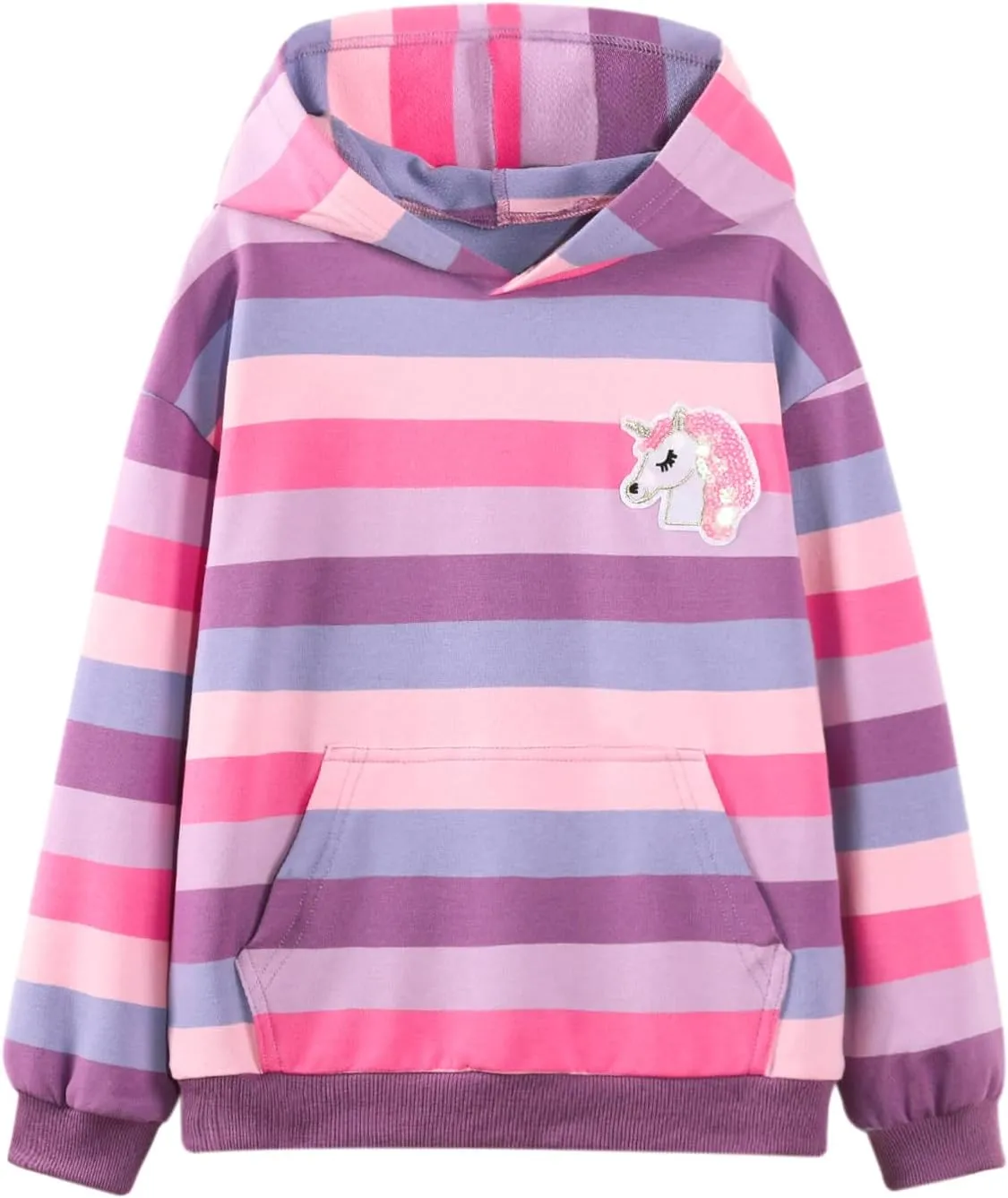 WELAKEN Unicorn Sweatshirts for Girls Toddler & Kids II Little Girl's Pullover Tops Sweaters & Hoodies