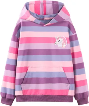 WELAKEN Unicorn Sweatshirts for Girls Toddler & Kids II Little Girl's Pullover Tops Sweaters & Hoodies